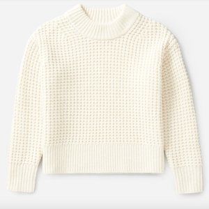 Everlane - The Wool-Cashmere Waffle Square Crew